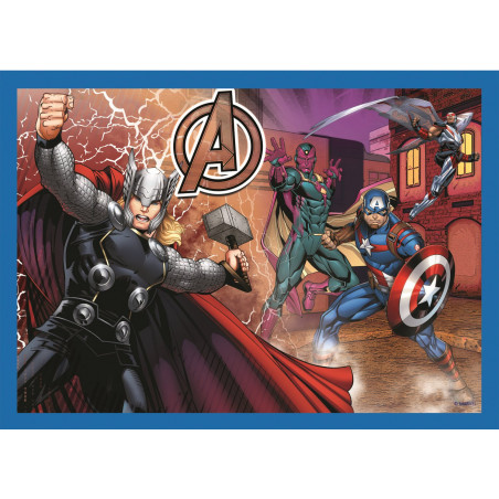 TREFL Puzzle Avengers: Jsme tým 4v1 (35,48,54,70 dílků)