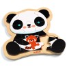 DJECO Dřevěné puzzle Puzzlo Panda DJECO Dřevěné puzzle Puzzlo Panda