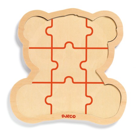 DJECO Dřevěné puzzle Puzzlo Panda DJECO Dřevěné puzzle Puzzlo Panda
