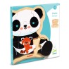 DJECO Dřevěné puzzle Puzzlo Panda DJECO Dřevěné puzzle Puzzlo Panda