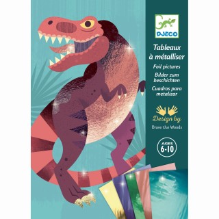 DJECO Metalické zdobení Jurassic DOPRODEJ