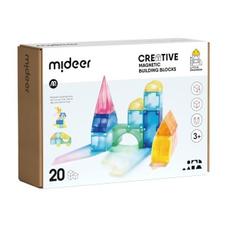 MiDeer Barevná magnetická stavebnice kostky 20 ks