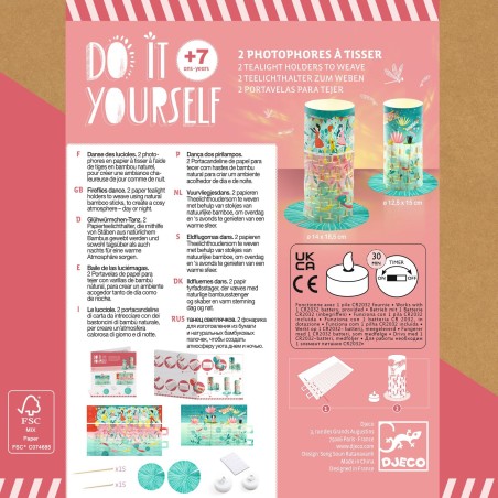 DJECO DIY Papírové lucerny DJECO DIY Papírové lucerny