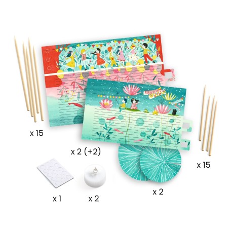 DJECO DIY Papírové lucerny DJECO DIY Papírové lucerny