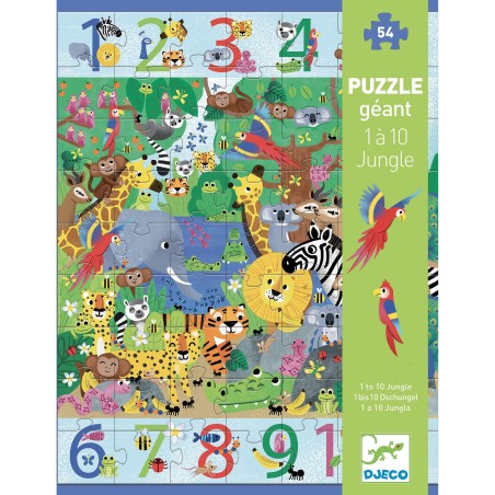 Djeco vyhledávací puzzle Džungle 54 dílků