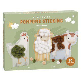Little Dutch Kreativní sada s bambulkami Farma