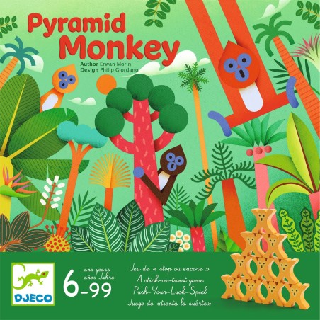 DJECO Hra Pyramid Monkey