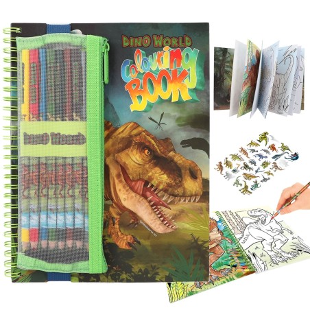 Dino World Omalovánka Colouring Book