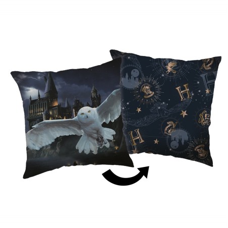 Jerry Fabrics Dětský polštářek Harry Potter Hogwarts 40x40 cm