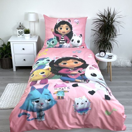 Jerry Fabrics Dětské povlečení Gabbys Dollhouse 02 140x200/ 70x90 cm Jerry Fabrics Dětské povlečení Gabbys Dollhouse 02 140x200/ 70x90 cm