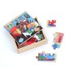 Vilac Dřevěné puzzle Zlatovláska 4 v 1