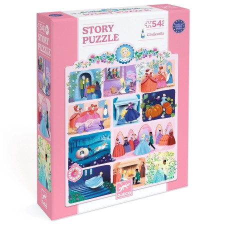 DJECO Story puzzle Popelka 54 dílků DJECO Story puzzle Popelka 54 dílků