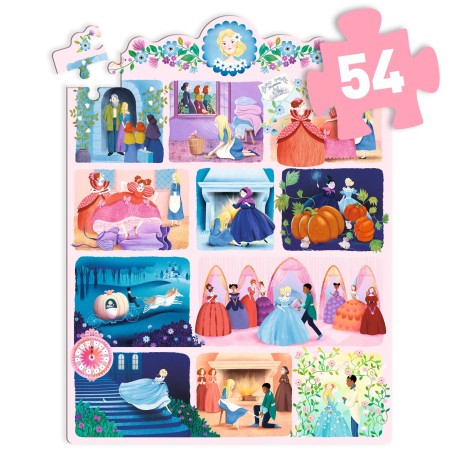 DJECO Story puzzle Popelka 54 dílků DJECO Story puzzle Popelka 54 dílků