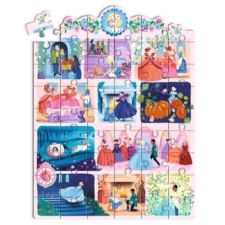 DJECO Story puzzle Popelka 54 dílků DJECO Story puzzle Popelka 54 dílků