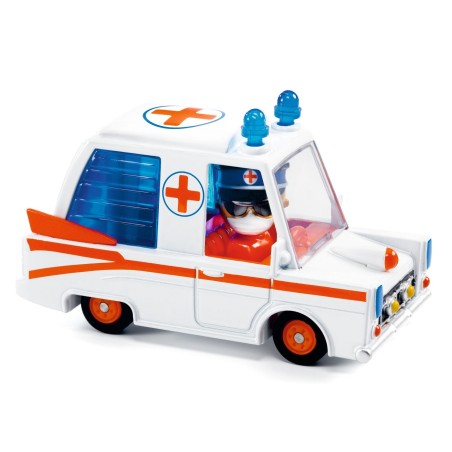 DJECO Crazy motors Autíčko Hurry ambulance