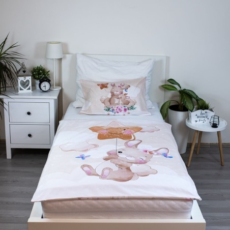 Jerry Fabrics Dětské povlečení do postýlky Bunny Star baby 100x135, 40x60 cm Jerry Fabrics Dětské povlečení do postýlky Bunny Star baby 100x135, 40x60 cm