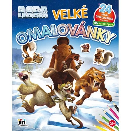 Jiri Models Velké omalovánky Doba ledová Jiri Models Velké omalovánky Doba ledová