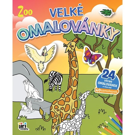 Jiri Models Velké omalovánky Zoo