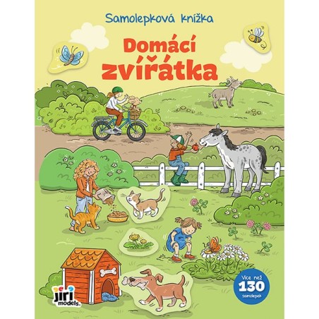 Jiri Models Samolepkový sešit Domácí zvířátka Jiri Models Samolepkový sešit Domácí zvířátka