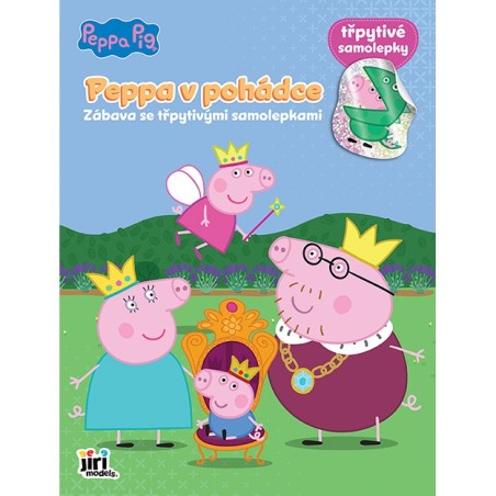 Jiri Models Zábava se třpytivými samolepkami Prasátko Peppa