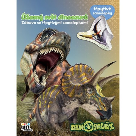 Jiri Models Zábava se třpytivými samolepkami Dinosauři