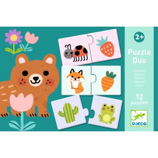 DJECO Duo puzzle Barvy