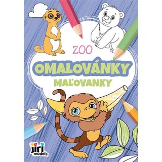 Jiri Models Omalovánky A5 ZOO