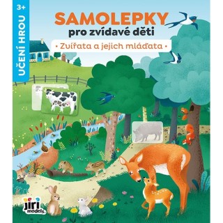 Jiri Models Samolepky pro zvídavé děti Zvířata a jejich mláďata