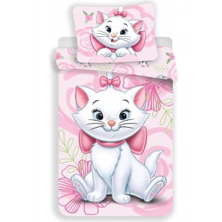 Jerry Fabrics Dětské povlečení Marie Cat Pink 03 140x200, 70x90 cm