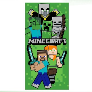 Jerry Fabrics Dětská osuška Minecraft Lets Survive 70x140 cm