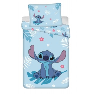 Jerry Fabrics Dětské povlečení Lilo a Stitch Blue 140x200, 70x90 cm