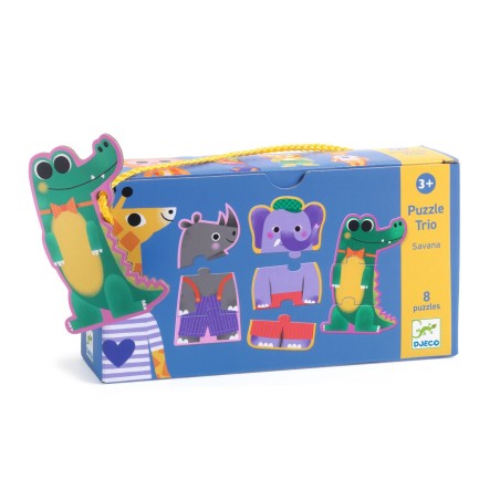 DJECO Trio puzzle Savana DJECO Trio puzzle Savana