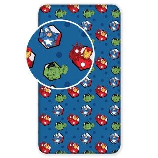 Jerry Fabrics Dětské prostěradlo Avengers 03 90x200x25 cm