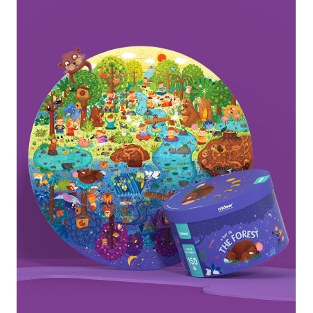 Mideer Den v lese puzzle 150 dílků Mideer Den v lese puzzle 150 dílků