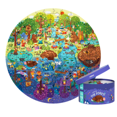 Mideer Den v lese puzzle 150 dílků Mideer Den v lese puzzle 150 dílků
