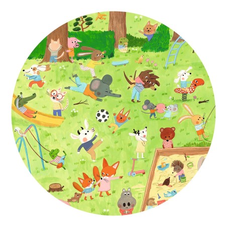 DJECO Vyhledávací puzzle Malí přátelé v parku 35 dílků DJECO Vyhledávací puzzle Malí přátelé v parku 35 dílků