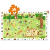 DJECO Vyhledávací puzzle Malí přátelé v parku 35 dílků DJECO Vyhledávací puzzle Malí přátelé v parku 35 dílků