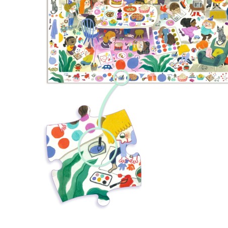 DJECO Vyhledávací puzzle Narozeninová party 53 dílků DJECO Vyhledávací puzzle Narozeninová party 53 dílků