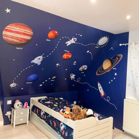Inspio Dětská samolepka na zeď Vesmír Inspio Dětská samolepka na zeď Vesmír