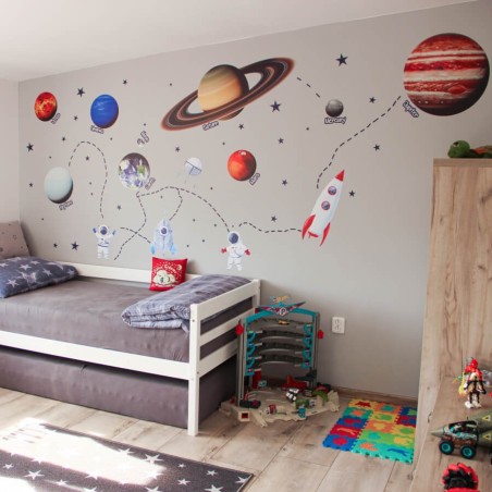Inspio Dětská samolepka na zeď Vesmír Inspio Dětská samolepka na zeď Vesmír