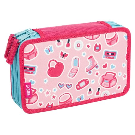 Helma 365 Školní penál dvoupatrový Pinky Helma 365 Školní penál dvoupatrový Pinky