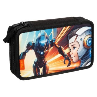 Helma 365 Školní penál dvoupatrový Sci-fi