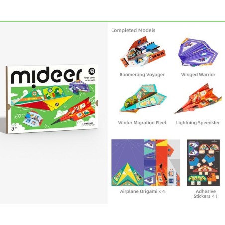 MiDeer Tvoření z papíru Letadla MiDeer Tvoření z papíru Letadla
