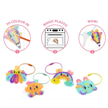 DJECO Artistic Umělecké přívěsky Kawaii DJECO Artistic Umělecké přívěsky Kawaii