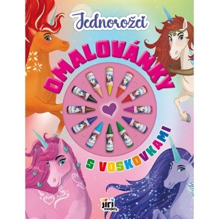 Jiri Models Omalovánky s voskovkami Jednorožci