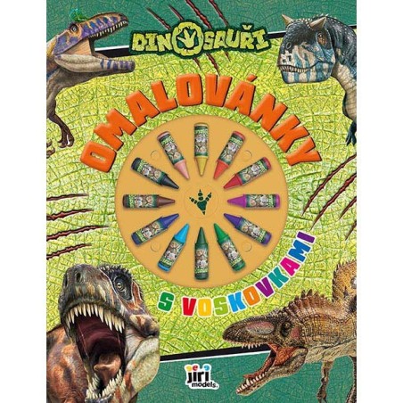 Jiri Models Omalovánky s voskovkami Dinosauři Jiri Models Omalovánky s voskovkami Dinosauři