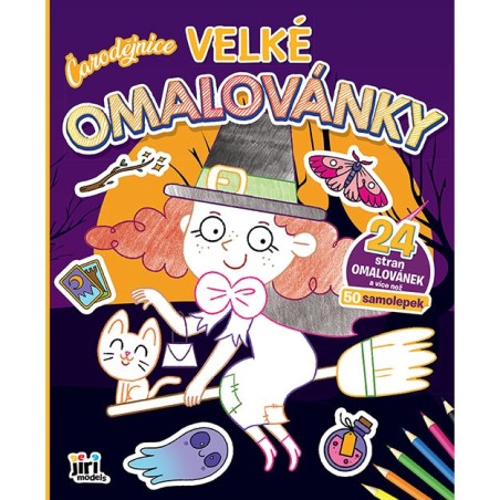 Jiri Models Velké omalovánky Čarodějnice Jiri Models Velké omalovánky Čarodějnice