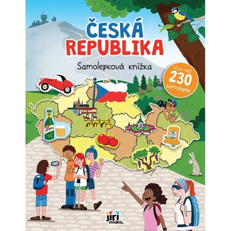 Jiri Models Velká samolepková knížka Česká republika Jiri Models Velká samolepková knížka Česká republika