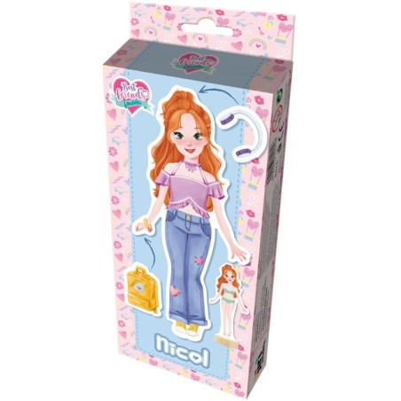 Jiri Models Magnetické oblékání panenka Nicol