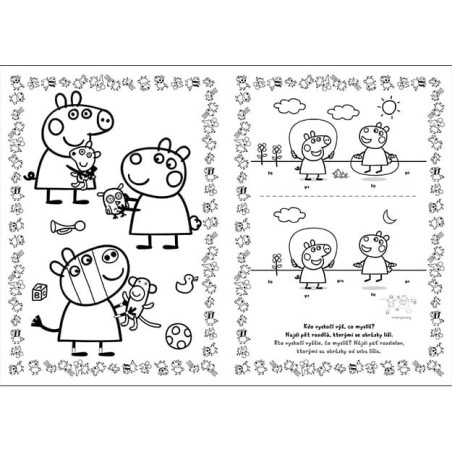 Jiri Models Omalovánky A4 Prasátko Peppa Jiri Models Omalovánky A4 Prasátko Peppa